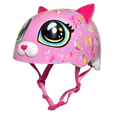 pink girls helmet