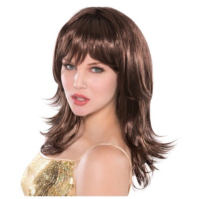 brown costume wig