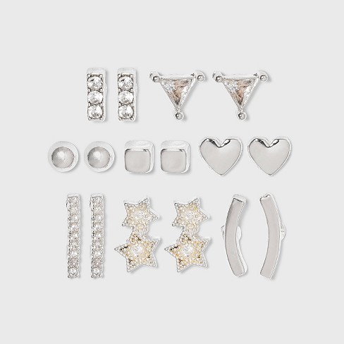 Hearts and Stars Statement Earrings