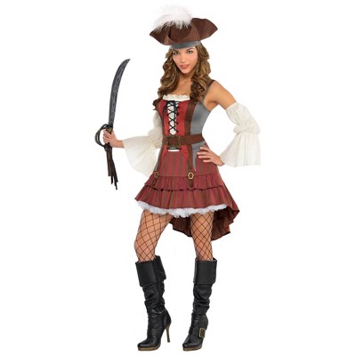 Adult Castaway Pirate Halloween Costume 