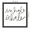 Amanti Art Calm Home III by Becky Thorns Canvas Wall Art Print Framed 16 x 16-in. - 4 of 4