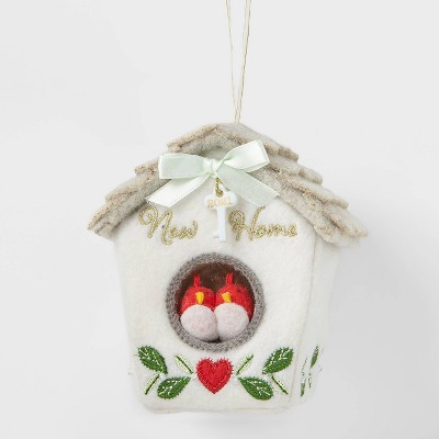 Plush Birdhouse New Home Christmas Tree Ornament - Wondershop™