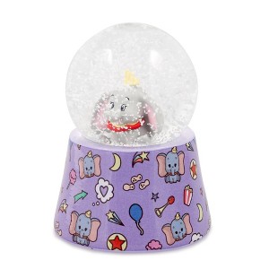 Silver Buffalo Disney Dumbo 3-Inch Mini Light-Up Snow Globe - 1 of 4