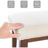 Upholstered Bench for Bedroom End of Bed,Entryway Bench for Living Room,Dining Bench with Padded Seat and Solid Wood Leg for Kitchen Bedroom - 4 of 4