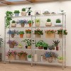 SEVOBAL Utility Storage Shelves Adjustable Multi Tier Design Durable Iron for Home Office Garage Organization, White, 29.92"*14.37"*13.18" - 4 of 4