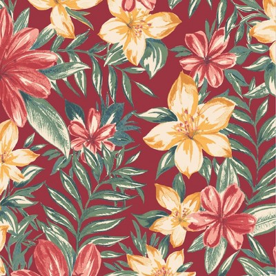 Ruby Clarissa Floral Outdoor Adirondack Chair Cushion