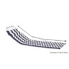 Wellfor 2pc Chaise Lounge Outdoor Cushion Set Blue & White Stripe: UV-Resistant, Removable Cover, Sponge Fill - 3 of 4