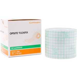 Smith & Nephew Opsite Flexifix Transparent Film Dressing Roll – 2 in x 11 yd, Waterproof & Breathable Medical Tape - 1 of 3
