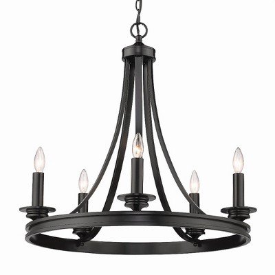 Golden Lighting Saldano 5 Light Chandelier - Candelabra