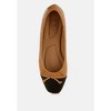 Acino Faux Leather Bow Detail Ballerinas - 4 of 4