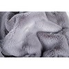 Luxe Faux Rabbit Fur Women Vest | Grey - 3 of 4