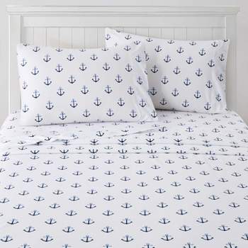 Ship Anchors Microfiber Kids' Sheet Set by Sweet Home Collection™