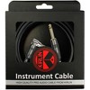 Kirlin 22AWG Instrument Cable, Carbon Black, 1/4" Straight to Right Angle - 3 of 3
