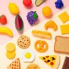 50 Piece Set of Kitchen Toys, Dinnerware, Dummy Fruits, Vegetables, Plastic Accessories for Children Educational Learning Toy, Role Play Gift - 4 of 4
