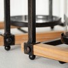 Sullivans 21.5" & 17.5" Black Metal Hurricane Lanterns Set of 2 - 2 of 3