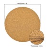 Unique Bargains DIY Crafts Round Non-slip Self-Adhesive Wood Material Sheets - 2 of 3