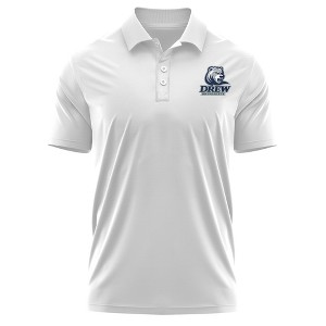 Men's Drew University Adult Polo Left Chest Logo - 1 of 4