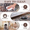 Ultra-Thin Vintage Runner Rug - Washable, Non-Slip, Non-Shedding, Stain-Resistant Hallway Carpet for Entryway - 3 of 4