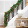 Northlight Cypress and Cedar Artificial Christmas Garland - 10' x 15" - Unlit - 2 of 4