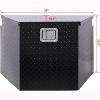 29 Inch Aluminum Trailer Tool Box with Lock, 5-Bar Tread Heavy Duty Storage, Weatherproof Organizer for Trucks, Trailers & RVs - 2 of 4