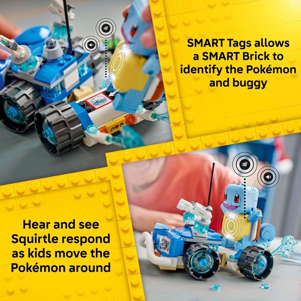LEGO Pokémon SMART Play: Aventura en Buggy del Entrenador con Squirtle 72156 6