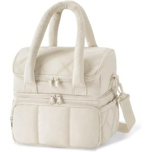 Lunch Bag , Wide Opening Insulated Womens Lunch Bag for Work, Leakproof Waterproof Large Leakproof Cooler Bag,with Adjustable Shoulder Strap - 1 of 4