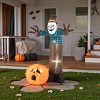 SEVOBAL Party Decorations Accessories Halloween Inflatable Decoration Giant Halloween Inflatable Ghost Decor Party Yard Decoration, Brown, 48"*60"*84" - 2 of 4