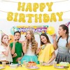 KatchOn, Glitter Gold Happy Birthday Banner Prestrung - 10 Feet | Gold Happy Birthday Sign - 2 of 4