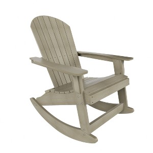 WestinTrends Outdoor Patio All-weather Adirondack Rocking Chair - 1 of 4