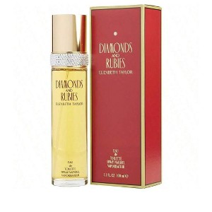Diamonds & Rubies By Elizabeth Taylor Women Lily, Red Rose, Almond Wood, Peach, Lilac Edt Spray 3.3 Oz - 1 of 1