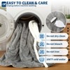 Wearable Heated Blanket with Foot Pocket, Electric Snuggle Blanket with Sleeves, 6 Heating Levels & Auto-off, Machine Washable - 4 of 4
