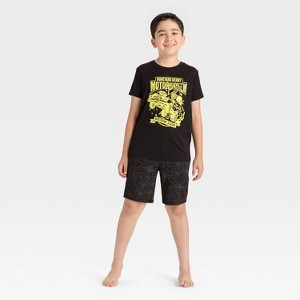Boys' 2pc Halloween Short Sleeve Pajama Set - Cat & Jack™ - 1 of 4