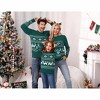 Clearlove Family Matching Christmas Sweater Reindeer Snowflakes Knitted Ugly Crew Neck Pullover for Women - 4 of 4