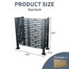 Air Conditioner Fence For Outdoor Units, 4x2FT Steel Outdoor Privacy Screen With 2 Small Flower Boxes, Privacy Screen Fence Panels For Garden Patio - 3 of 4