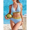 AI'MAGE Women's Bikini Sets High Waisted Swimsuit Two Piece Bathing Suits Push Up Bikini Tummy Control Swimsuits S-XXL - 3 of 3