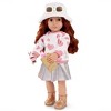 Our Generation Furry Fun Heart-Print Sweater & Skirt Outfit with Accessories for 18" Dolls - 3 of 4