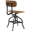 Mark Wood Dining Swivel Barstool: Industrial Modern, Chic Rustic - Modway - 3 of 4
