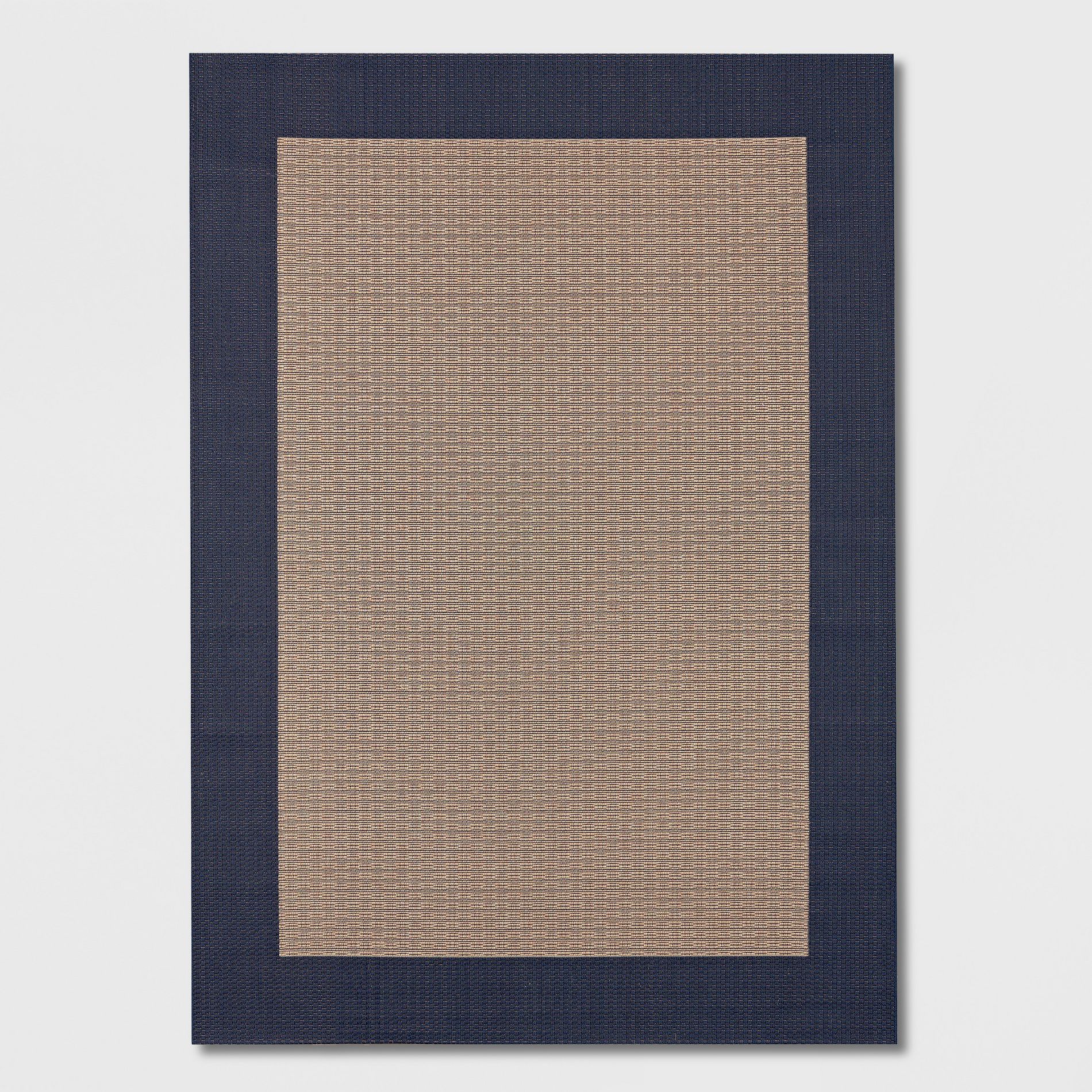 Frame Outdoor Rug Navy - Threshold™: