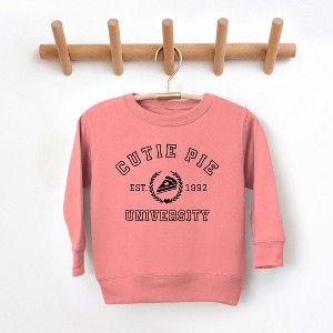 The Juniper Shop Cutie Pie University Youth Ultra-Soft Graphic Sweatshirt - 1 of 3