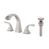 Bathroom Sink Faucet with Dual Handles and Integrated Drain Assembly - 2 of 4