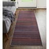 Voss Transitional Diamond Red/Gray Area Rug - 2 of 4