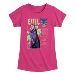 Girls' - Disney - Evil Queen Fitted Short Sleeve Graphic T-Shirt - 1 of 4