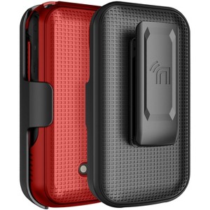 Nakedcellphone Combo for Sonim XP3plus 5G Flip Phone (2025, X320) - Hard Case and Belt Clip Holster - 1 of 1