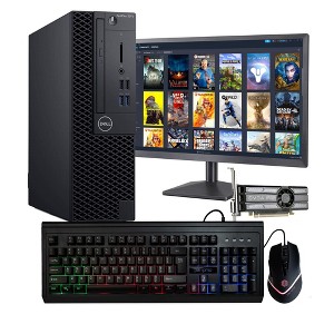 Dell Prebuilt Gaming Desktop | Intel i5 + GeForce GT 1030 2GB GPU | 16GB DDR4 | 1TB SSD | Win 11 Pro | Manufacturer Refurbished - 1 of 4