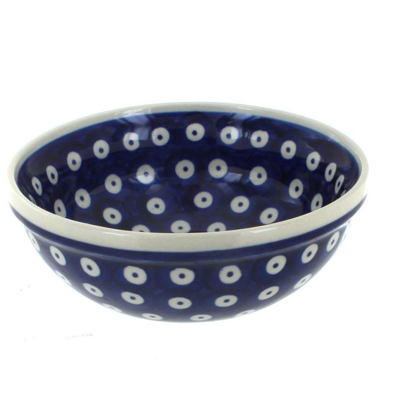 Blue Rose Polish Pottery M089 Manufaktura Dessert Bowl, 1 of 4
