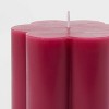 Magenta Scallop Figural Candle - Room Essentials™ - 3 of 3