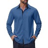 COOFANDY Men's Long Sleeve Wrinkle Free Dress Shirts Business Casual Button Down Shirt - 4 of 4