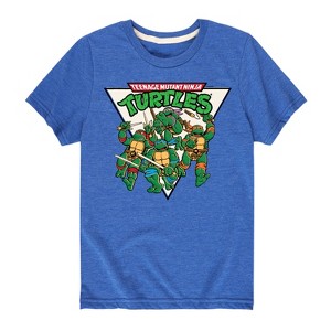 Boys' - Teenage Mutant Ninja Turtles - Turtle Squad Short Sleeve Graphic T-Shirt - 1 of 4