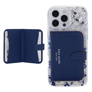 kate spade new york Morgan Magnetic Card Holder works with MagSafe - Navy - 1 of 3