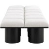 Meridian Furniture,Pavilion Boucle Fabric Bench - 3 of 4